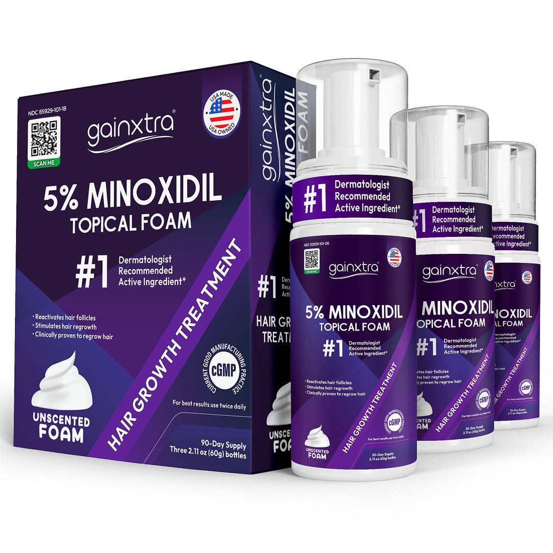 5% Minoxidil Topical Foam